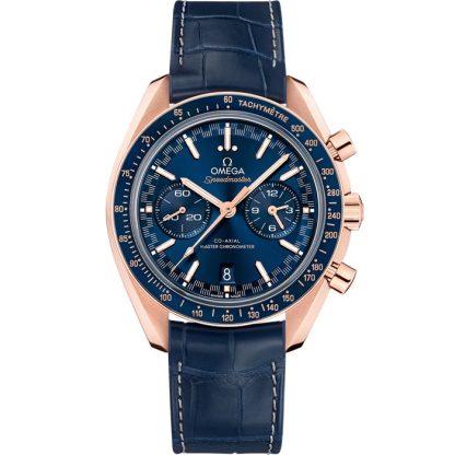 Omega Speedmaster Racing 44,25 mm, Sedna™ gold met leren band 329.53.44.51.03.001