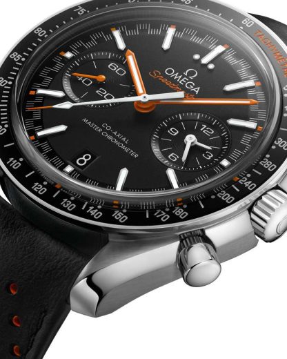 Omega Speedmaster Racing 44,25 mm, staal met leren band 329.32.44.51.01.001 - Afbeelding 2