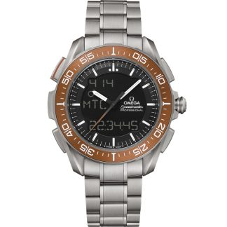 Omega Speedmaster X-33 Marstimer 45 mm, titanium met titanium 318.90.45.79.01.003
