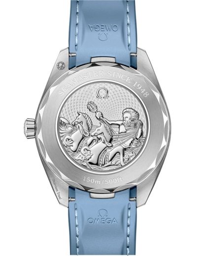 Omega Summer Blue Seamaster Aqua Terra 150M 41 mm, staal met rubberen band 220.12.41.21.03.008 - Afbeelding 2