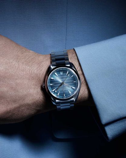 Omega Summer Blue Seamaster Aqua Terra 150M 41 mm, staal met staal 220.10.41.21.03.005 - Afbeelding 4