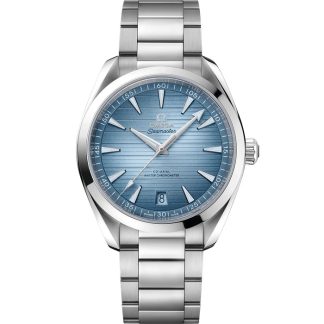 Omega Summer Blue Seamaster Aqua Terra 150M 41 mm, staal met staal 220.10.41.21.03.005