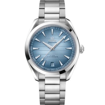 Omega Summer Blue Seamaster Aqua Terra 150M 41 mm, staal met staal 220.10.41.21.03.005