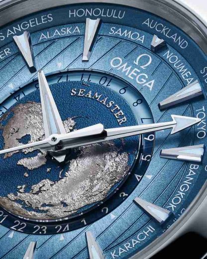 Omega Summer Blue Seamaster Aqua Terra 150M 43 mm, staal met staal 220.10.43.22.03.002 - Afbeelding 3