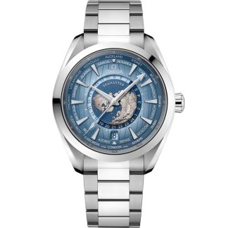 Omega Summer Blue Seamaster Aqua Terra 150M 43 mm, staal met staal 220.10.43.22.03.002