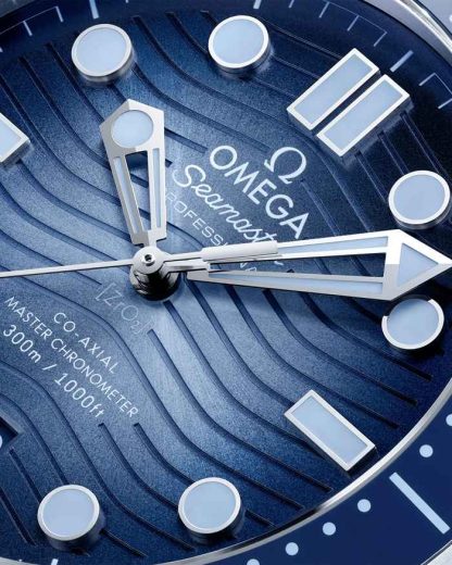 Omega Summer Blue Seamaster Diver 300M 42 mm, staal met staal 210.30.42.20.03.003 - Afbeelding 3