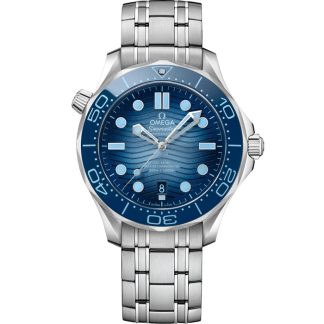 Omega Summer Blue Seamaster Diver 300M 42 mm, staal met staal 210.30.42.20.03.003