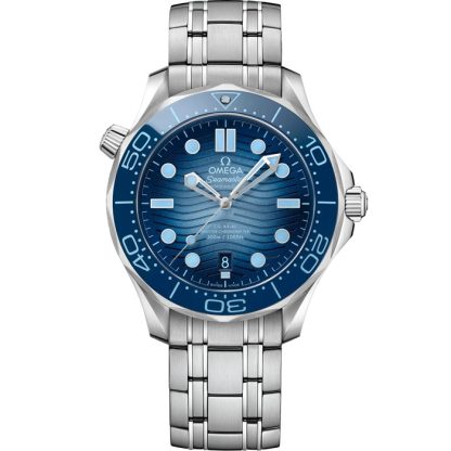 Omega Summer Blue Seamaster Diver 300M 42 mm, staal met staal 210.30.42.20.03.003