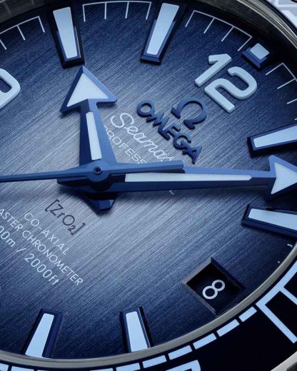 Omega Summer Blue Seamaster Planet Ocean 600M 39,5 mm, staal met staal 215.30.40.20.03.002 - Afbeelding 3