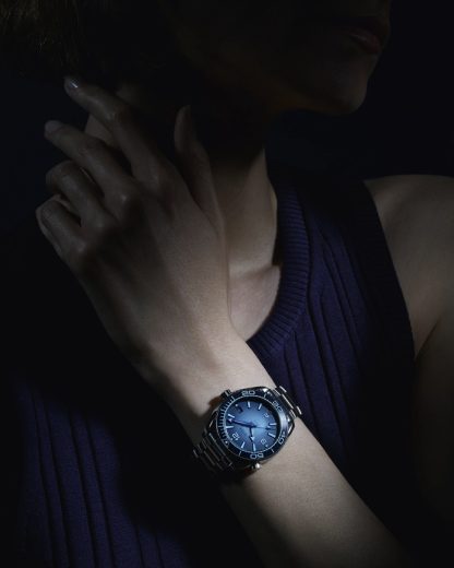 Omega Summer Blue Seamaster Planet Ocean 600M 39,5 mm, staal met staal 215.30.40.20.03.002 - Afbeelding 4