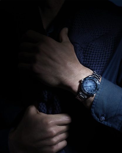 Omega Summer Blue Seamaster Planet Ocean 600M 39,5 mm, staal met staal 215.30.40.20.03.002 - Afbeelding 5