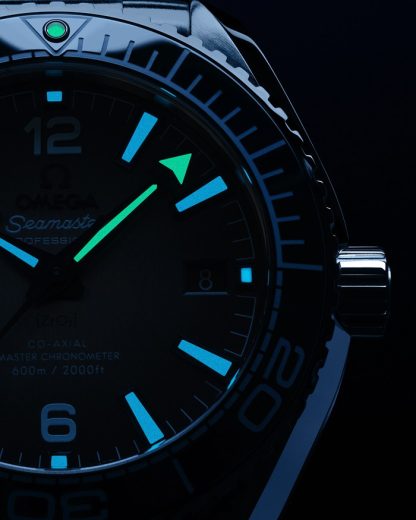 Omega Summer Blue Seamaster Planet Ocean 600M 39,5 mm, staal met staal 215.30.40.20.03.002 - Afbeelding 6