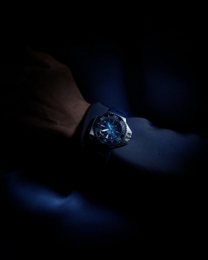 Omega Summer Blue Seamaster Ploprof 1200M 55x45 mm, O-MEGASTEEL met rubberen band 227.32.55.21.03.001 - Afbeelding 4