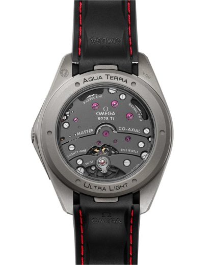 Omega Ultra Light Seamaster Aqua Terra 150M 41 mm, titanium met rubberen band 220.92.41.21.06.001 - Afbeelding 2