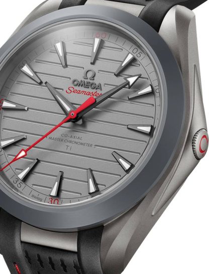 Omega Ultra Light Seamaster Aqua Terra 150M 41 mm, titanium met rubberen band 220.92.41.21.06.001 - Afbeelding 3