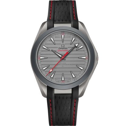 Omega Ultra Light Seamaster Aqua Terra 150M 41 mm, titanium met rubberen band 220.92.41.21.06.001