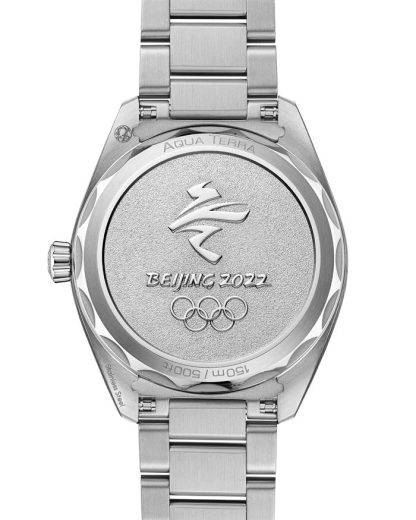 Omega ‘Beijing 2022’ Seamaster Aqua Terra 150M 41 mm, staal met staal 522.10.41.21.04.001 - Afbeelding 2