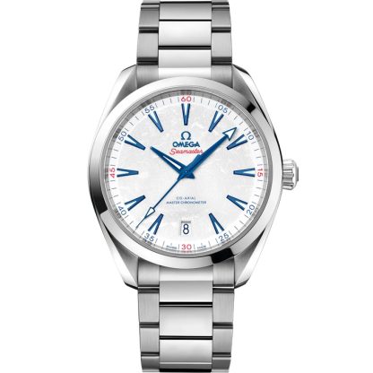 Omega ‘Beijing 2022’ Seamaster Aqua Terra 150M 41 mm, staal met staal 522.10.41.21.04.001